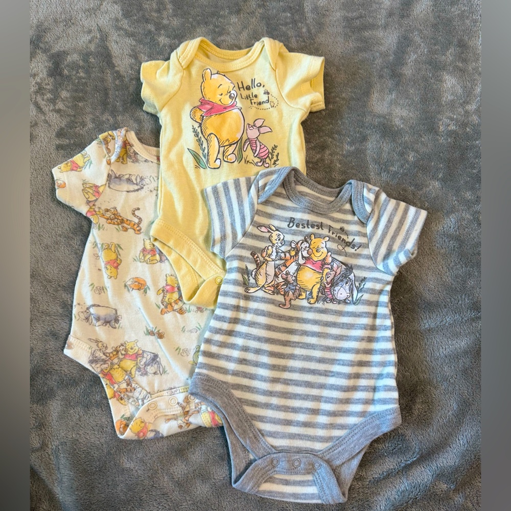 *NWOT* Disney Baby Pooh Bundle Onesies
